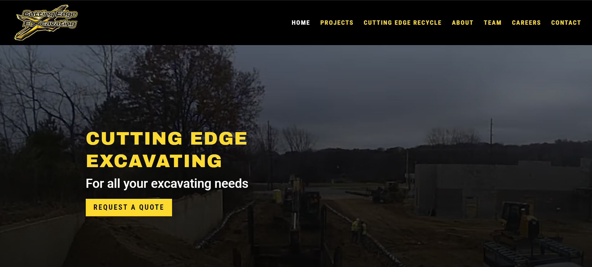 Cutting Edge Excavating Your Trusted Excavation Partner